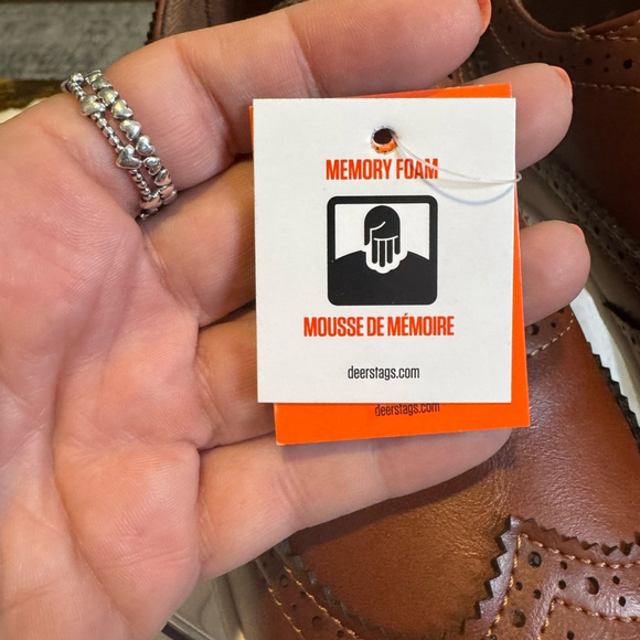 Deer Stags Brown Leather Oxfords - Picture 4 of 6